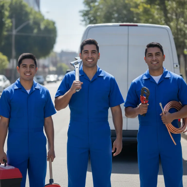 Plomero equipo en Reynosa